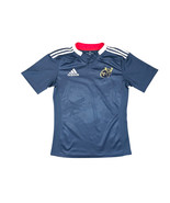 Adidas Munster Rugby Jersey Mens Med Blue Camo Climacool Athletic Short ... - $38.00