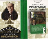 History of American Innovation Playing Cards Poker Size Deck WJPC Custom... - $14.84