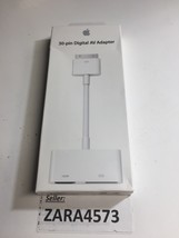 Apple® - Digital A/V Adapter for Apple® iPad®/iPhone/iPod - White MD098AM/A - £23.73 GBP