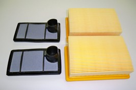 2 Air Filters, 2 Inner Filters Compatible W/ Stihl 4223 141 0300, 4223 1... - $12.48