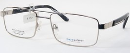 Gafas De Sol SKYLIGHT BI 529-2 Plata / Negra Marco De Beta-Titanio 55-18... - $75.62