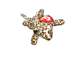 TEENIE BEANIE BABY Freckles the Leopard  6"  1993? McDonalds (basket bdrm) - $8.00