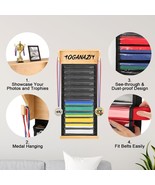 12 KARATE BELT ORGANIZER DISPLAY CASE Taekwondo Medal Hanger Trophy Phot... - €29,72 EUR