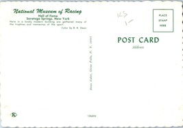 National Museum of Racing Hall of Fame New York Postcard - £6.26 GBP
