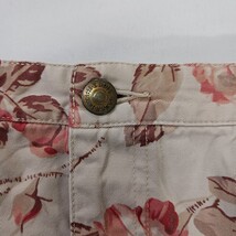 Eddie Bauer Women's Beige Floral Cotton A-Line Skirt Size 14 image 9
