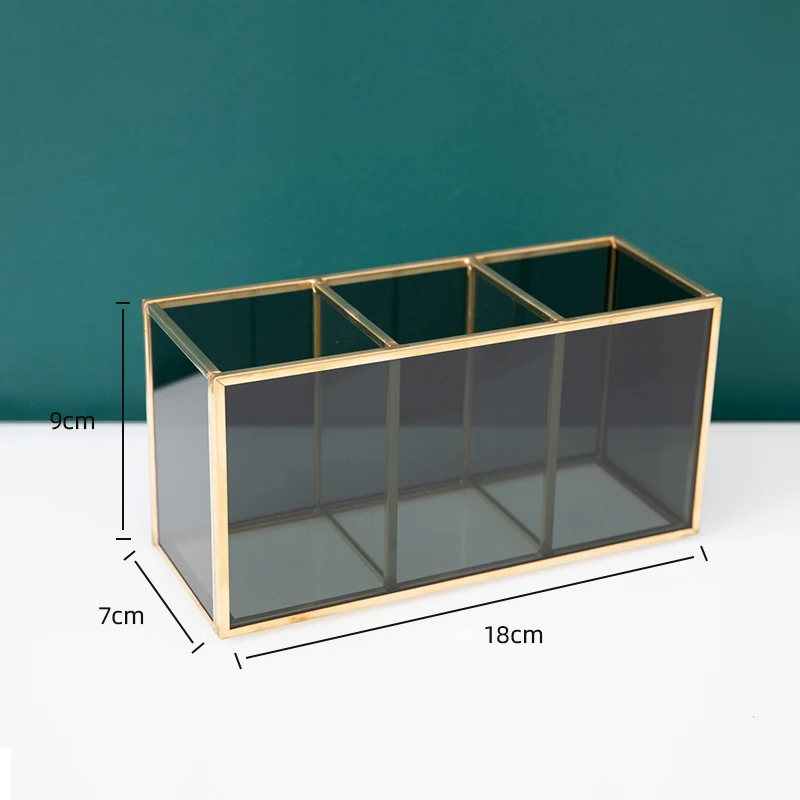 T cosmetic makeup acrylic makeup brush tool storage box case make up brush holder table thumb200