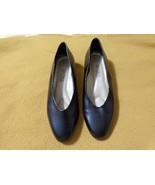 Upstage Comfort Black Pumps Heels Women Size 8.5 Wide Dress Shoes Almond... - $240.62 MXN