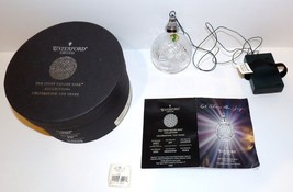 Lovely 2009 Waterford Crystal 2ND Edition Joy Times Square Ball Ornament In Box - £52.22 GBP