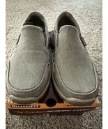 Skechers Men&#39;s Respected-Fallston Canvas Slip On, Taupe Size 8.5 Good Ye... - $76.67 CAD
