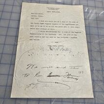 Antique Letter First Baptist Church Port Neches Texas Signed Pastor W.H.... - $22.02 CAD