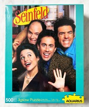 Seinfeld TV Cast Elaine George Jerry Kramer 500 Piece Puzzle Aquarius NEW Sealed - $18.95