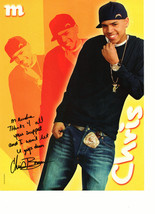 Chris Brown teen magazine pinup clipping in his own handwritting bulge Popstar - £2.79 GBP