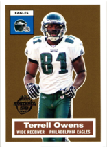 Terrell Owens 2005 Topps 50 Years of Football #8 of 22 Eagles 49ers HOF - £1.57 GBP
