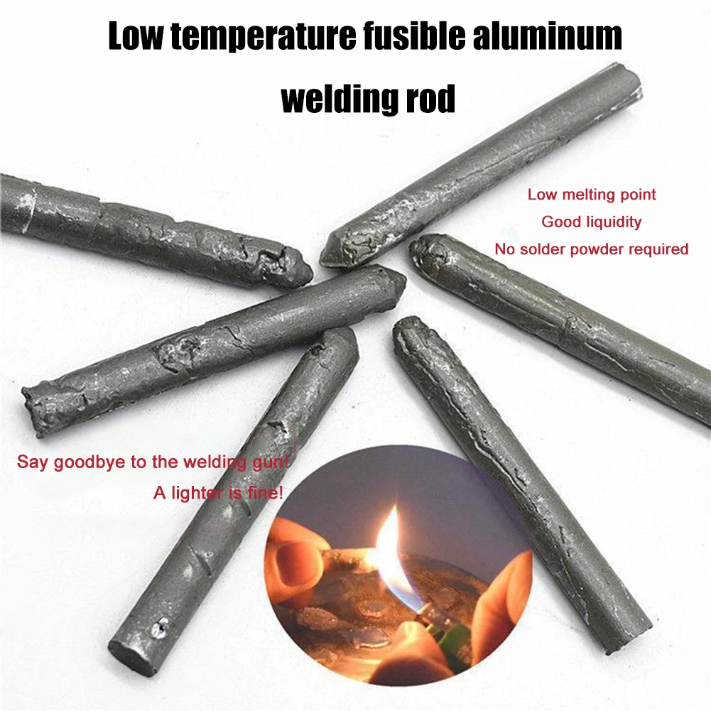 10PCS Powder Cored Aluminum Welding Rod Low Temperature Easy Melt Weld B... - £104.12 GBP