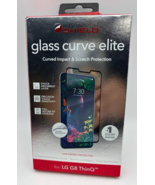 Zagg Invisible Shield Glass Curve Elite LG G8 ThinQ Tempered Screen Prot... - $20.83 CAD