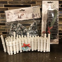 3pk Christmas Streets 2005 Collection Village Twig FenceGarland 26” Pick... - €19,38 EUR
