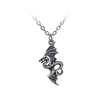 Alchemy P917 Flight of Airus Pendant Necklace Gothic Pendant Dragon Wing Mythic - £20.77 GBP