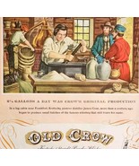 1952 Old Crow Kentucky Bourbon Whiskey Advertisement Liquor Distillery HM2N - €34,23 EUR