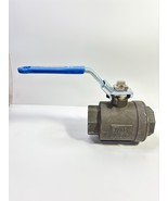 Jamesbury 6F-2236TTB 1-1/2” Female NPT Threaded Manual Ball Valve 1000 CWP - $2,156.13 MXN