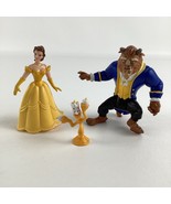Disney Princess Beauty And The Beast PVC Figures Topper Belle Beast Lumi... - $29.81 CAD
