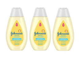 Johnson&#39;s Head To Toe Wash &amp; Shampoo Gently Cleanses Mini 3.4 Oz 3 Pack - £12.75 GBP