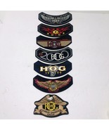Harley Davidson Owners Group HOG Patch Lot 7 Patches 1998-2003 Motorcycl... - $938.93 MXN