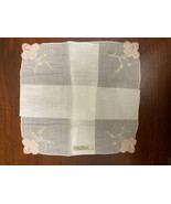 Vintage Lady Heritage With Label New Old Stock Appliquéd Rose And Flowers - £15.57 GBP