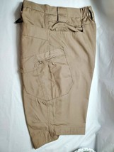 Tactical Shorts Mens Lg Outdoor Military Multi-Pocket Cargo Shorts Beige - £19.33 GBP