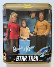 Barbie &amp; Ken STAR TREK 30th Anniversary Dolls Gift Set 1996 Mattel #15006 Ex Box - £23.73 GBP