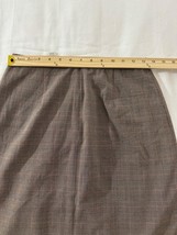 Petite Sophisticate Stretch Women's Brown Rear Zipper Pull-On Skirt Size 2 image 14