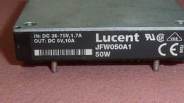 LUCENT JFW050A1 DC-DC Converters REG PWR SUPPLY 1-OUTPUT 50W  IN:36-75V ... - $65.00