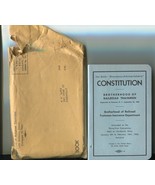 Vtg 1960 Constitution of Brotherhood of Railroad Trainmen + Oriignal Mailer - £9.37 GBP