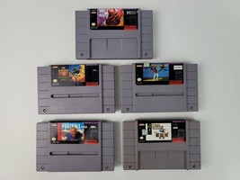 Lot of 5 SNES Sports Games:Golf, Football, Desert Strike, Olympic Tested Working - £15.77 GBP