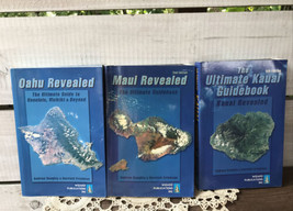 Oahu Maui Kauai Hawaii Revealed Ultimate Guides Souvenir Lot of 3 Books PB as is - £18.80 GBP