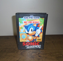 Sonic the Hedgehog Not for Resale Sega Genesis Box Cartridge Manuel - £15.64 GBP