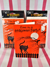 Awesome Vintage NEW OLD Stock American Greetings Halloween Party Invitations - £14.15 GBP