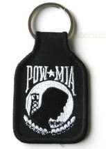 POW MIA SOME STILL GIVE EMBROIDERED KEY RING KEYCHAIN KEYRING 1.75 X 2.7... - $5.64