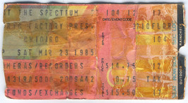 CHICAGO 1985 RARE TICKET STUB PHILADELPHIA SPECTRUM Transit Authority vg+ - £6.86 GBP