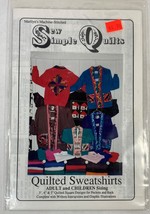Quilt Patterns - Quilted Sweatshirts, Sew Simple Quilts, Adult &amp; Childre... - £5.13 GBP