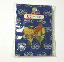 Hello Kitty Pin Badge 2002 Football ULTRA 1 SANRIO Old Rare - $23.95
