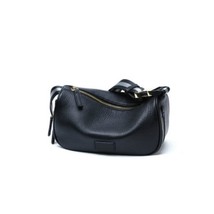 Natural Cowhide Leather Large Capacity Women Messenger Bag Wide Shoulder Crossbo - £115.71 GBP