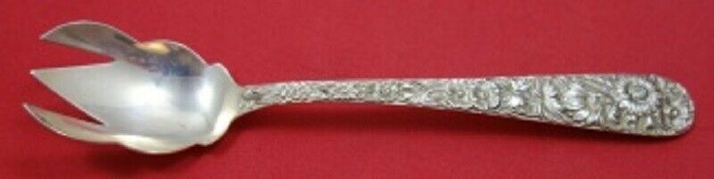 Primary image for Repousse by Kirk Sterling Silver Ice Cream Fork Original 5 5/8"