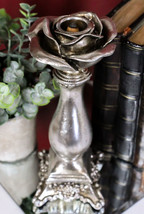 Antiqued Gothic Rococo Baroque Shades Of Alchemy Rose Decorative Candle Holder - £21.32 GBP