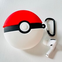 Apple AirPods Pro Case Pokémon Pokéball Poke Ball Silicone Earphone Cover Protec - £11.14 GBP