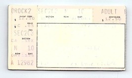 AC/DC Concert Ticket Stub February 2 1982 Dallas Texas - £25.88 GBP