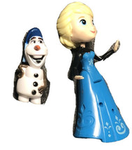Disney Frozen Else &amp; Olaf Set Lot Figure Dolls Cake Topper Decor Toys - $23.00