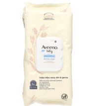 Aveeno, Baby, Sensitive All Over Wipes, Fragrance Free, 64 Wipes - £18.82 GBP