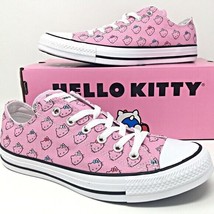 Authenticity Guarantee 
Converse x Hello Kitty CTAS OX Prism Pink White 16463... - £143.78 GBP