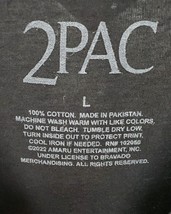 Tupac Shakur Men's L Official Licensed 2Pac Prayer Graphic Hip Hop Rap T-Shirt image 4
