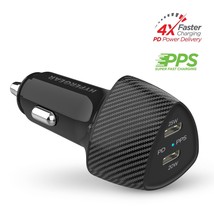 HyperGear SpeedBoost 45W PD Dual Output Car Charger - $42.99